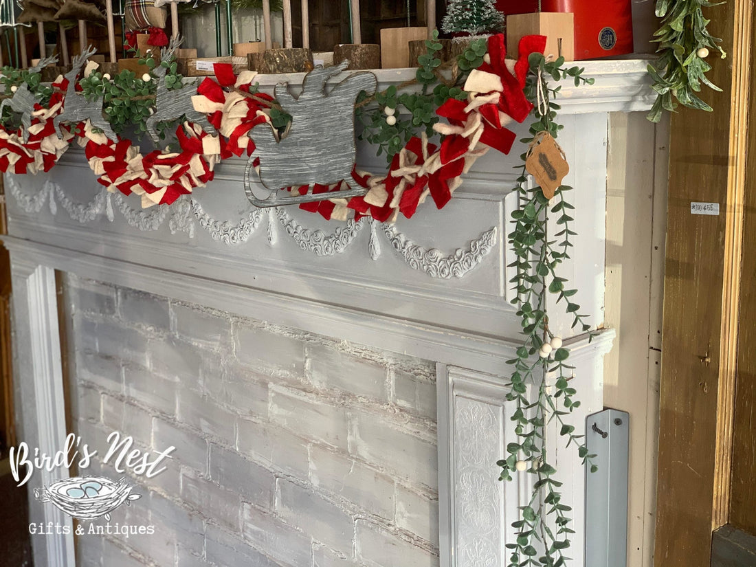 Faux Brick Fireplace