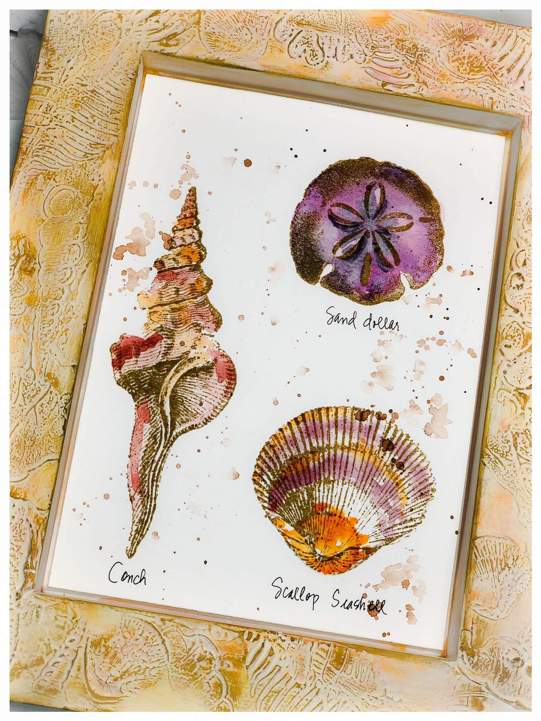 DIY Beach House Decor: Watercolor Seashells for the Complete Beginner
