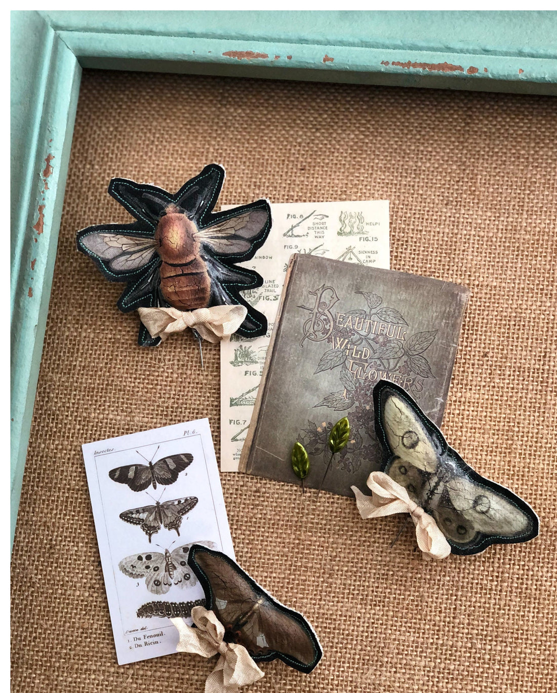 DIY Decorative Push Pins with French Flea Market Flair