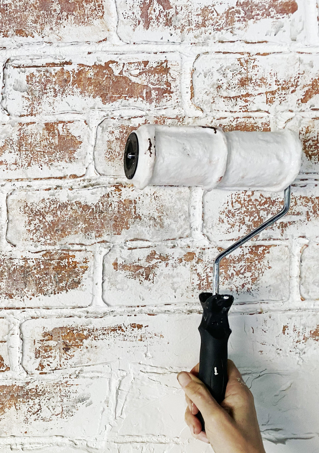 Lickety-Split DIY Faux Brick (Looks Just Like the Real Deal!)