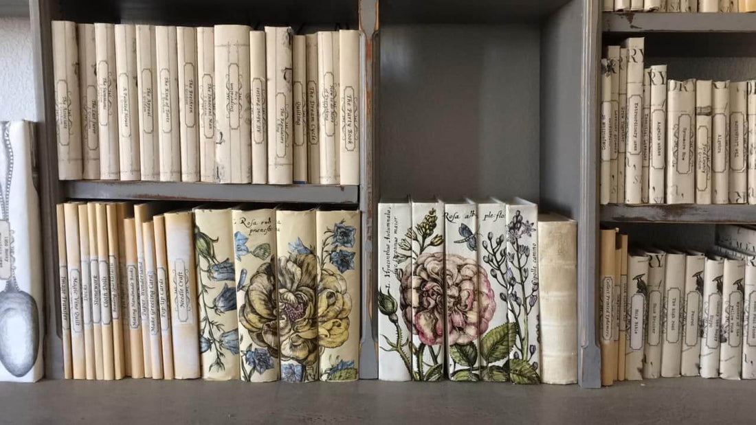 Bookshelf Decor: Upcycling Books into Vintage Home Accessories