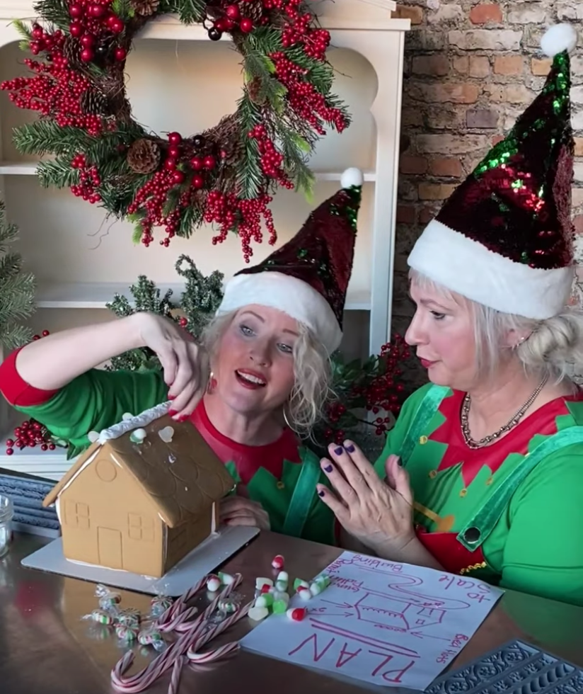 Ditch the Gumdrops & Licorice: Gingerbread House Decorating Contest with IOD