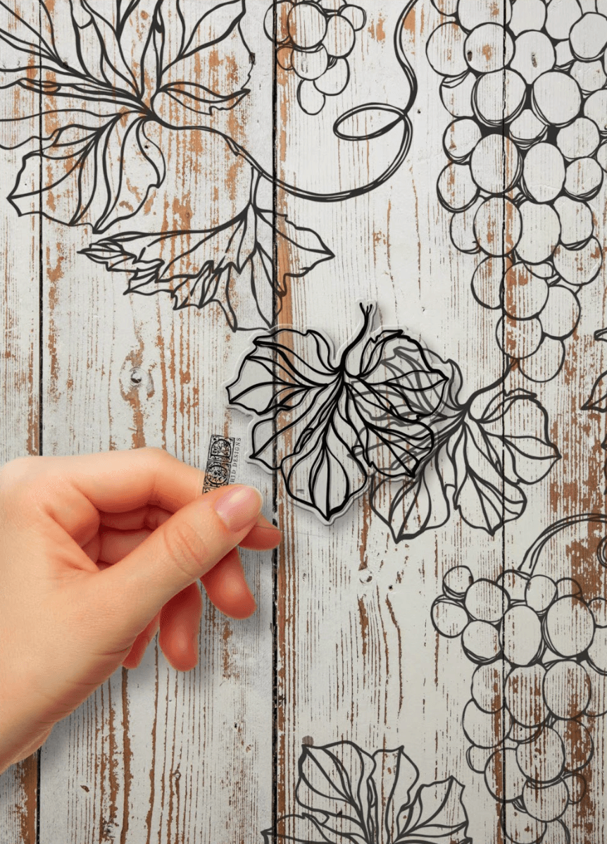 IOD Grapes Stamp – April 2021 Iron Orchid Designs New Product Release