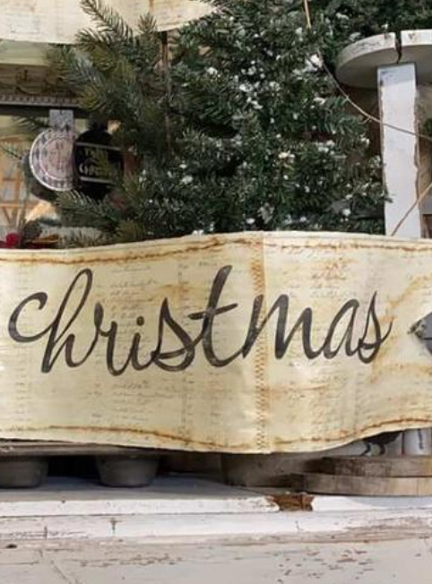Rustic DIY Merry Christmas Banner