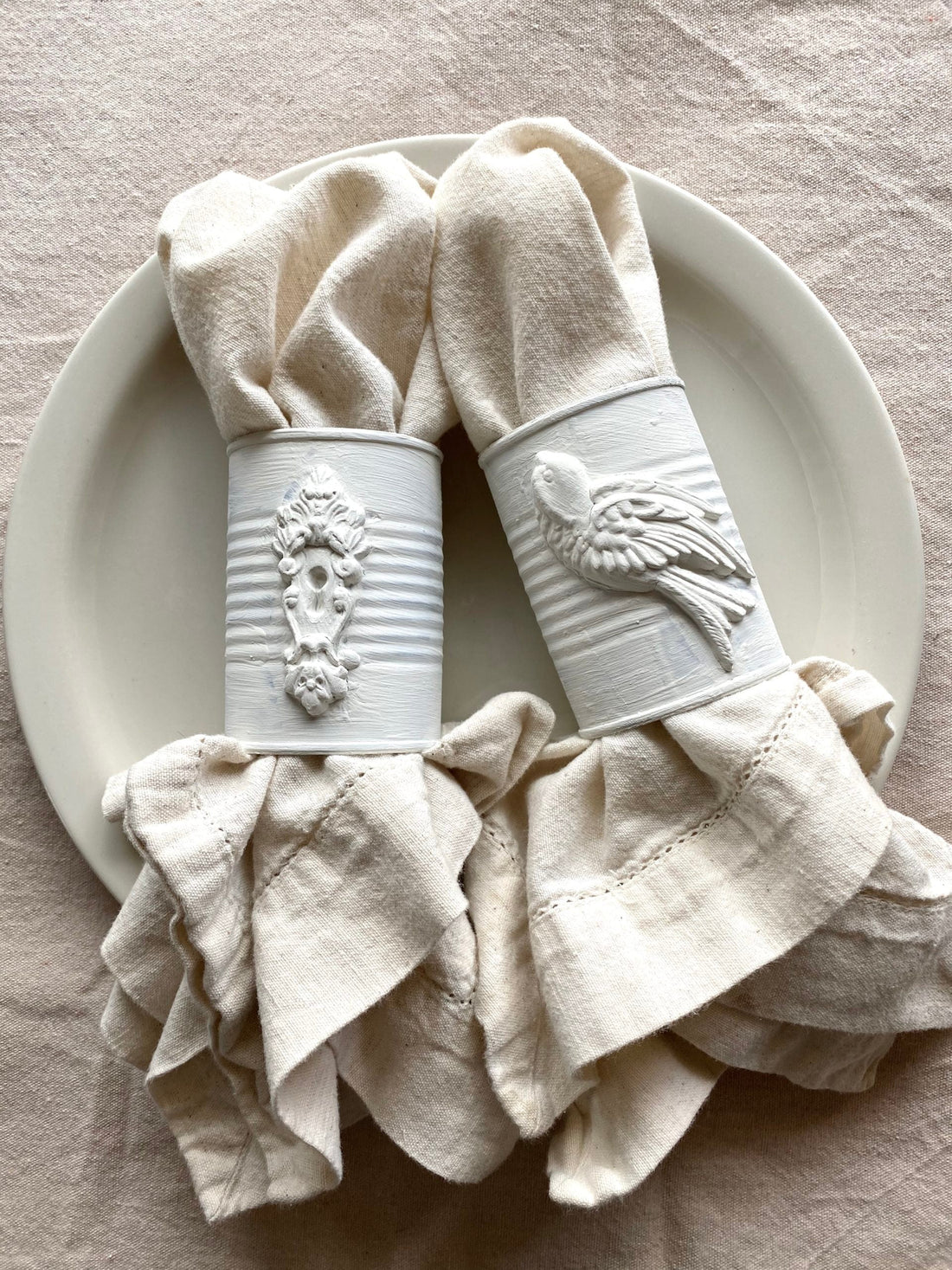 DIY wedding napkin rings