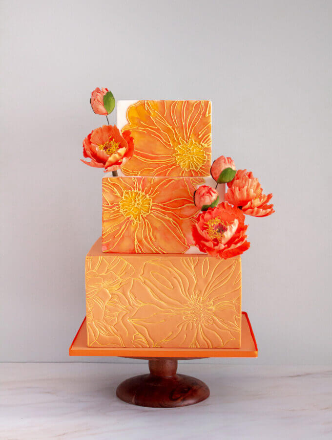 Watercolor Cake: An Easy Technique for Beginner Cake Decorating