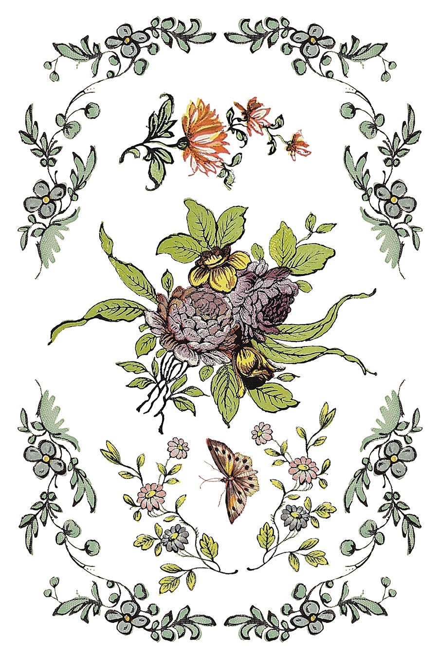 Fairytale Florals IOD Transfer 8x12 Pad™