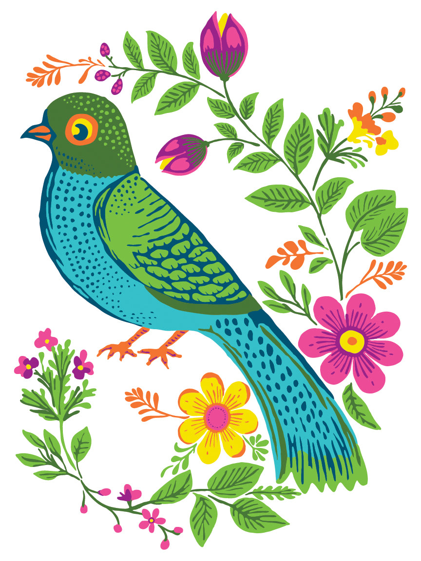 Vida Flora IOD Paint Inlay 12x16 Pad™