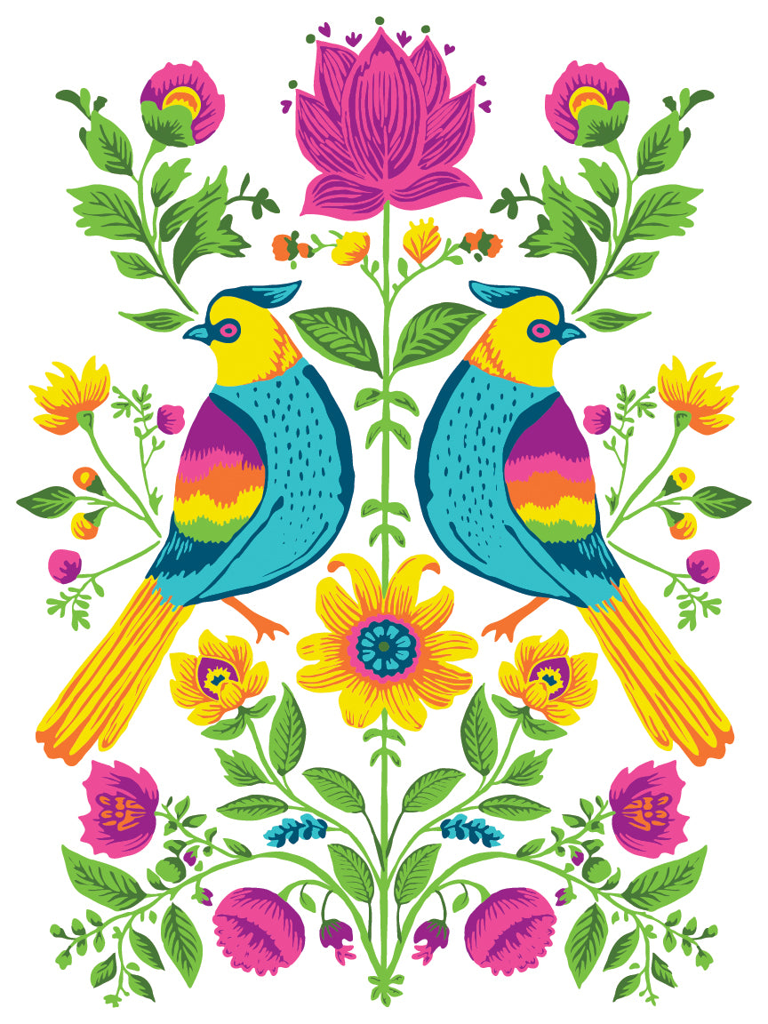 Vida Flora IOD Paint Inlay 12x16 Pad™