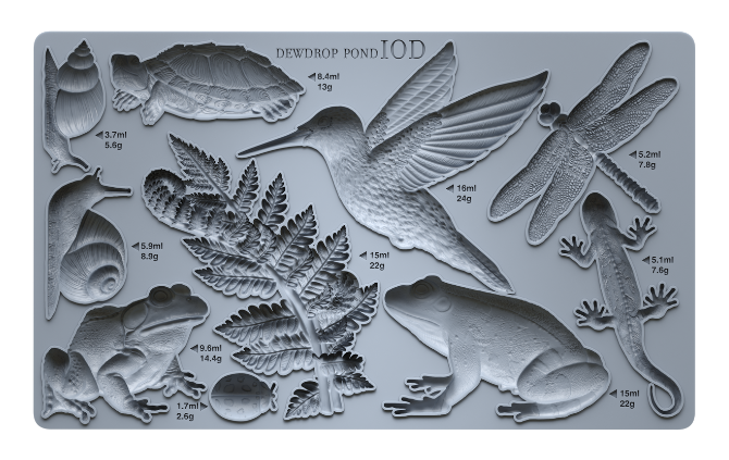Dewdrop Pond 6X10 IOD Mould