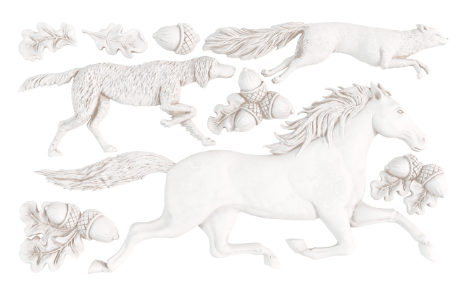 Horse & Hound 6X10 IOD Moulds