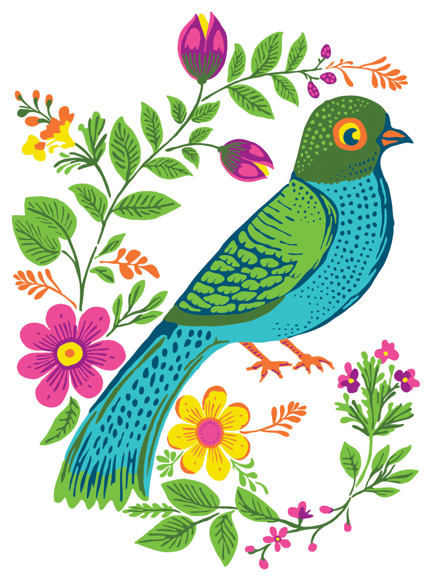 Vida Flora IOD Paint Inlay 12x16 Pad™