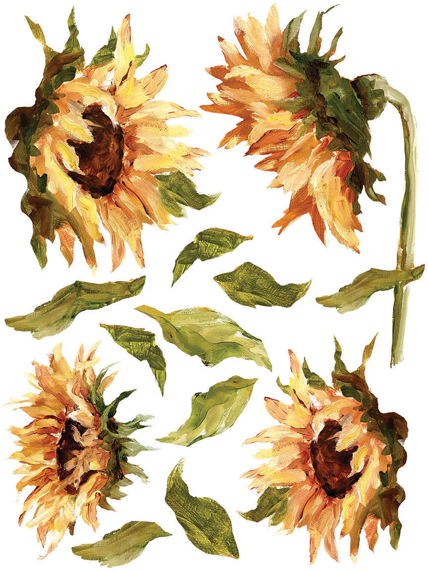 Painterly Florals IOD Transfer 12x16 Pad