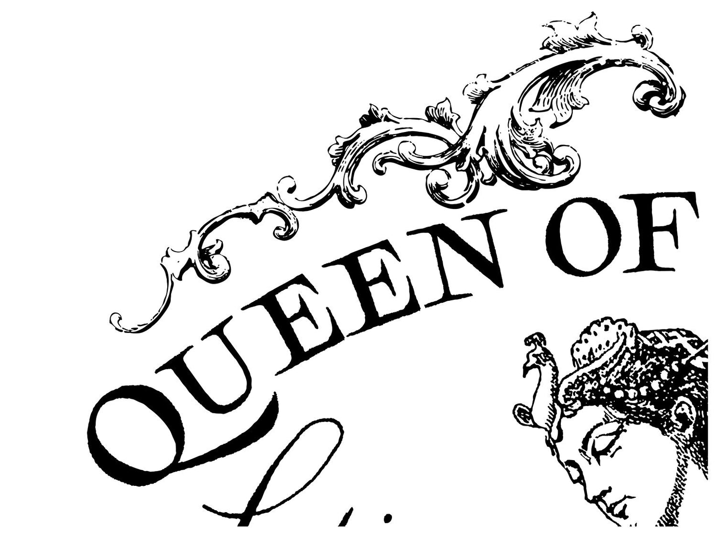 Queen of the Nile IOD Paint Inlay 12x16 Pad