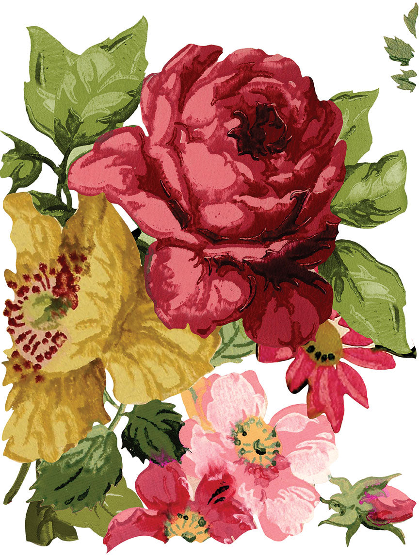 Wall Flower IOD Transfer 12x16 Pad