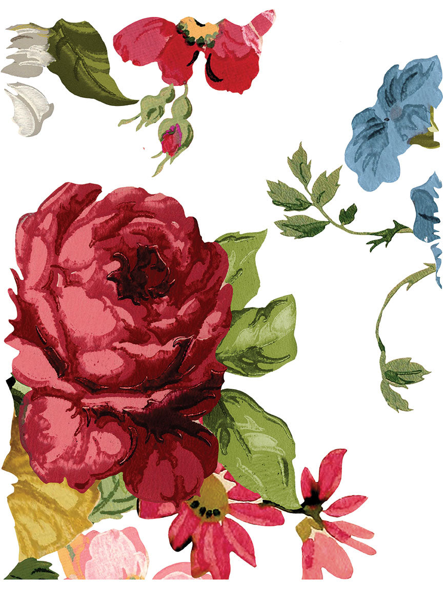 Wall Flower IOD Transfer 12x16 Pad