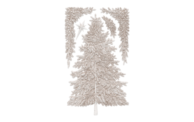 O Christmas Tree 6x10 IOD Mould