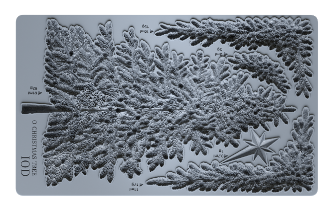 O Christmas Tree 6x10 IOD Mould
