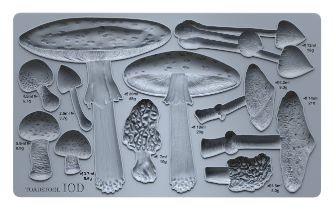 Toadstool 6X10 IOD Mould