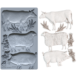 Village Market 6X10 IOD Mould