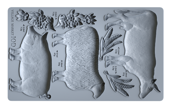 Village Market 6X10 IOD Mould