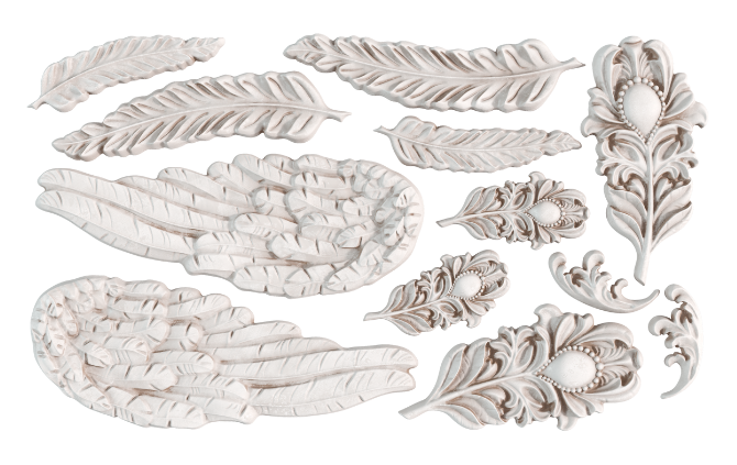 Wings & Feathers 6X10 IOD Mould