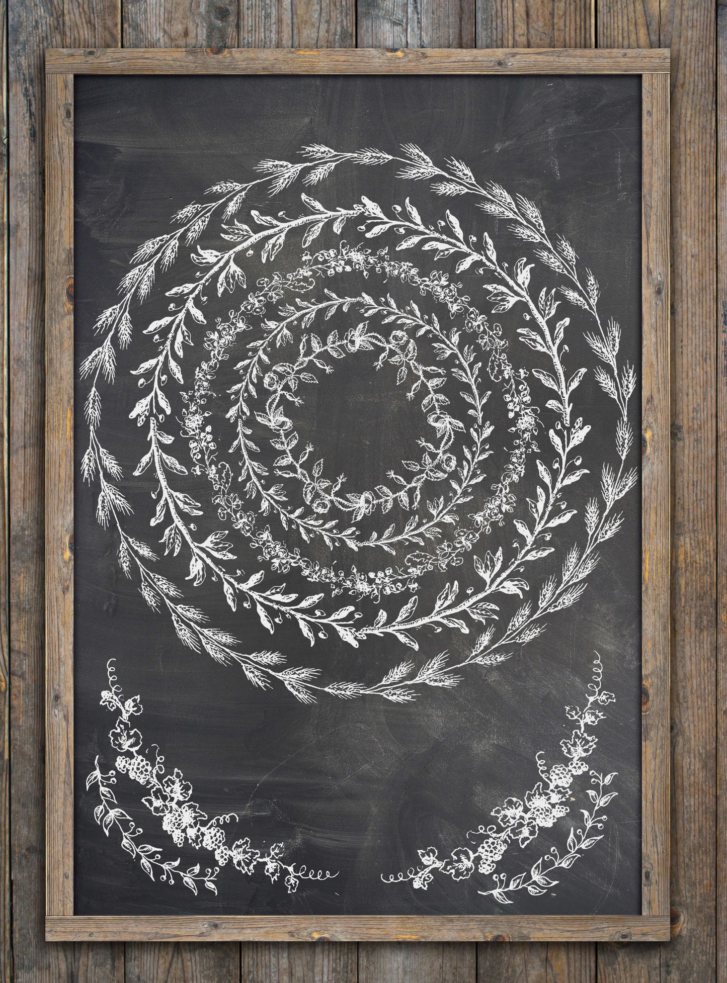 Wreath Builder Classic 12x12 Decor Stamp