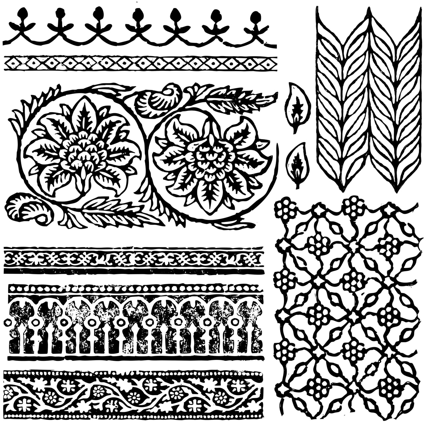 Bohemia 12x12 Decor Stamp