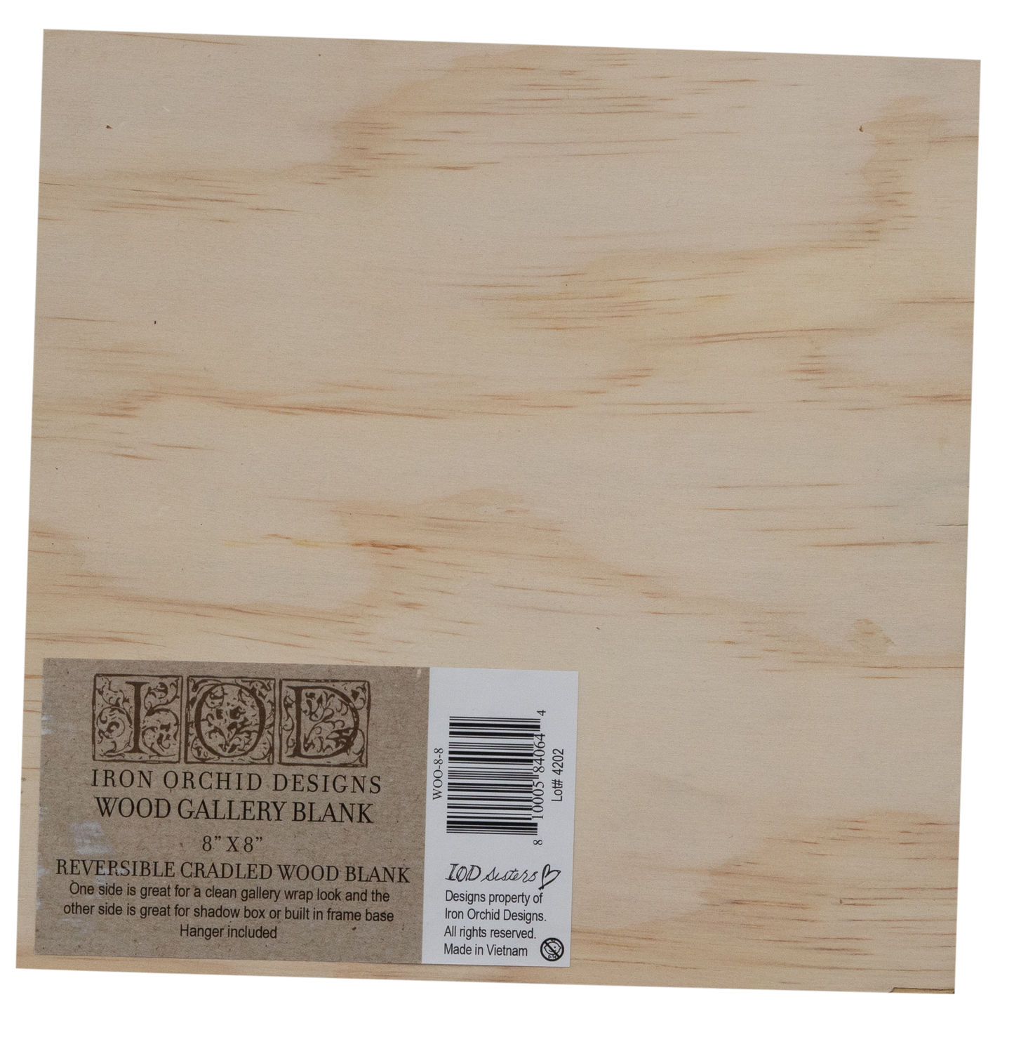 IOD Wood Art Panel 8x8