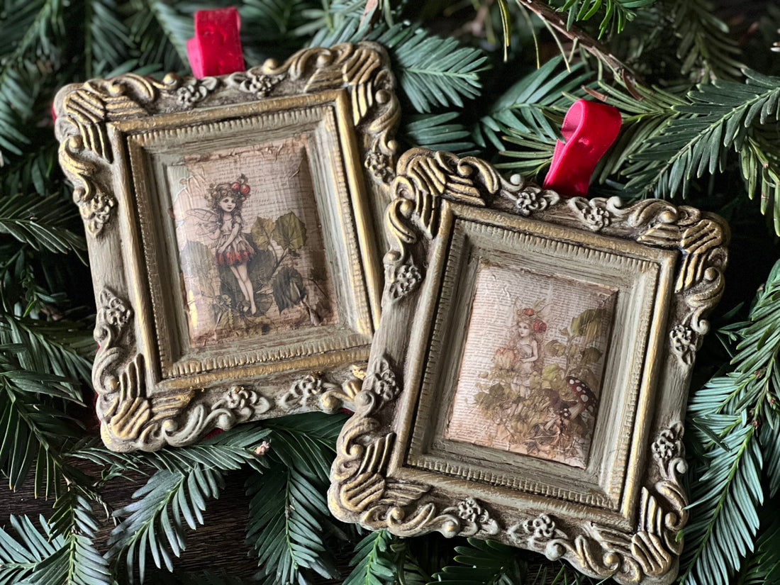 DIY Christmas: Create Stunning Fairy Ornaments with Resin and Transfers