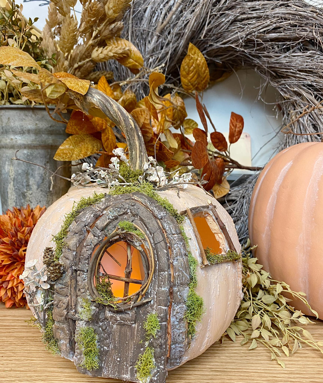 Fall DIY: Crafting a Pumpkin Fairy House with IOD Hidden Hollow Mould