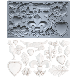 Fleur de Lis 6X10 IOD Mould