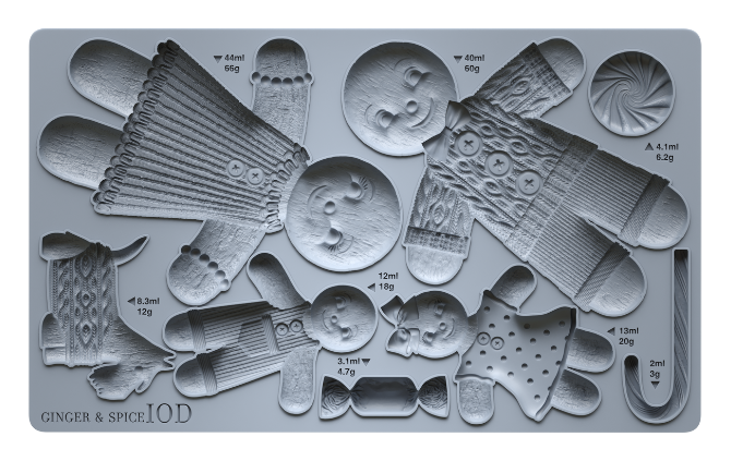 Ginger & Spice 6x10 IOD Mould