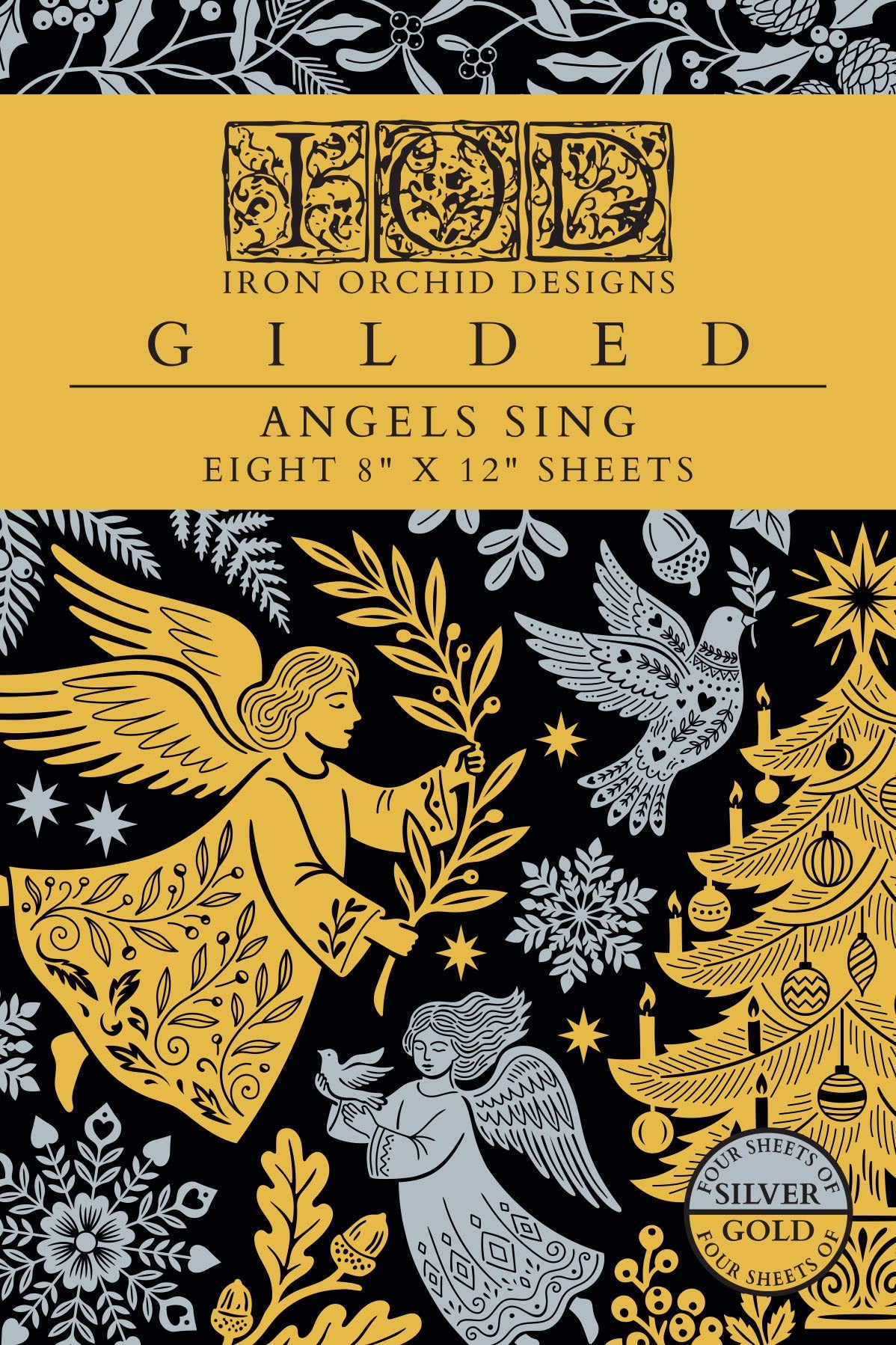 Angels Sing IOD Foil Transfer 8x12 Pad