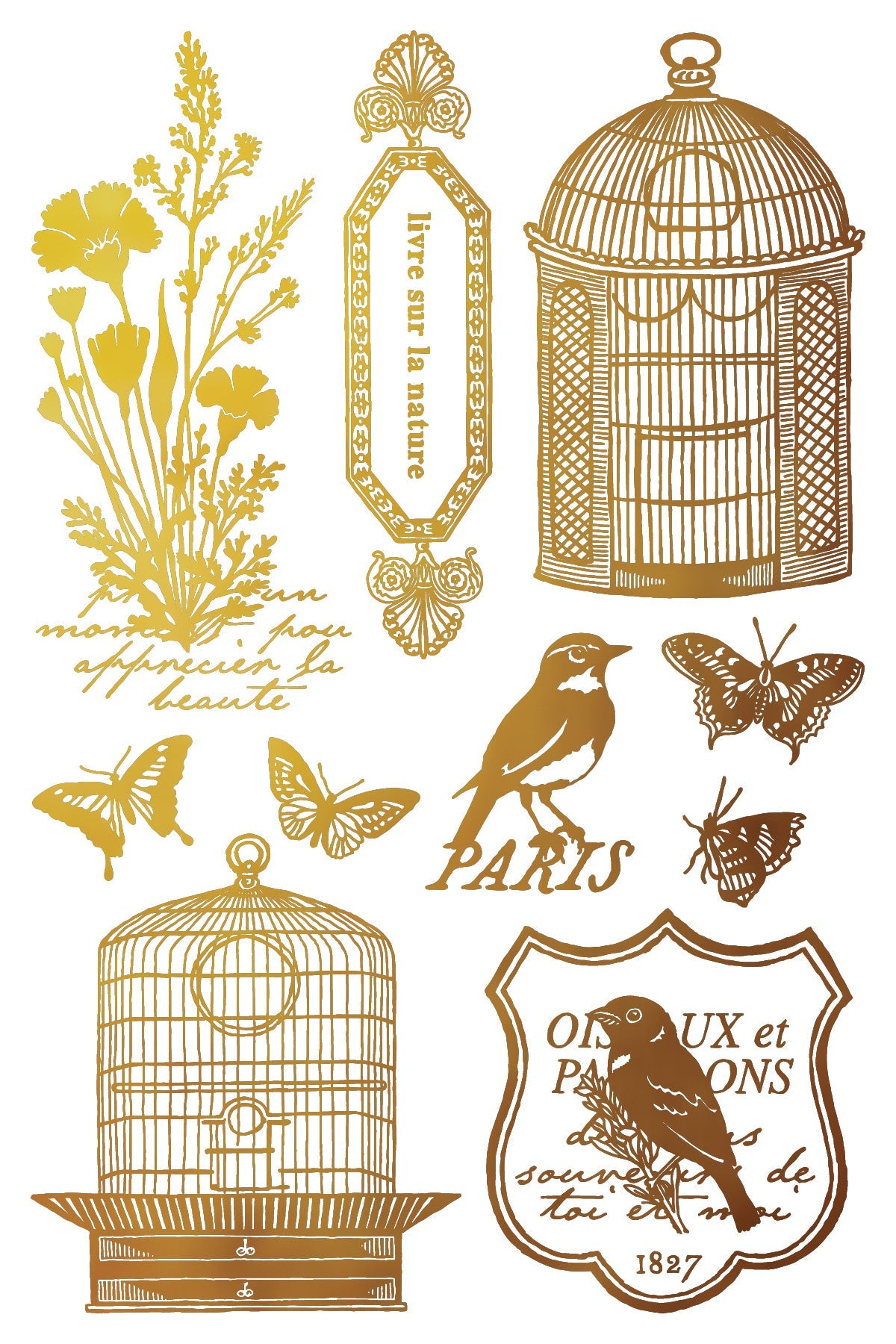 Papillon IOD Foil Transfer 8x12 Pad