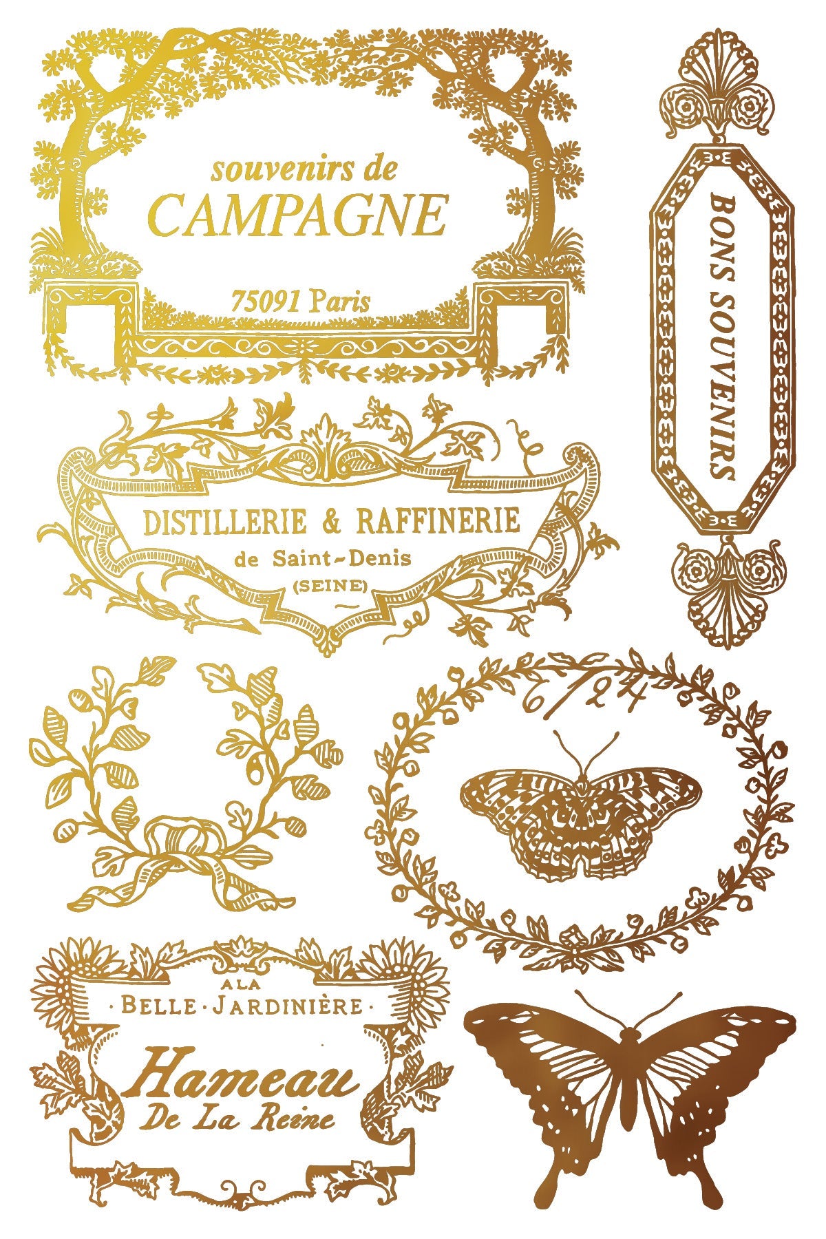 Papillon IOD Foil Transfer 8x12 Pad