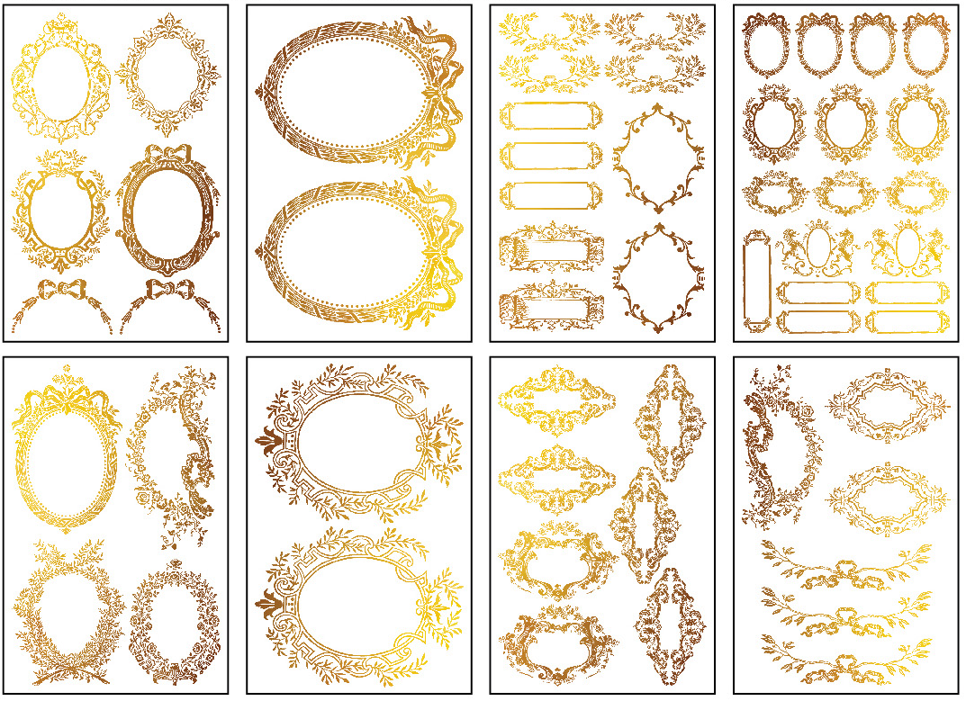 Petits Ornements IOD Foil Transfer 8x12 Pad™