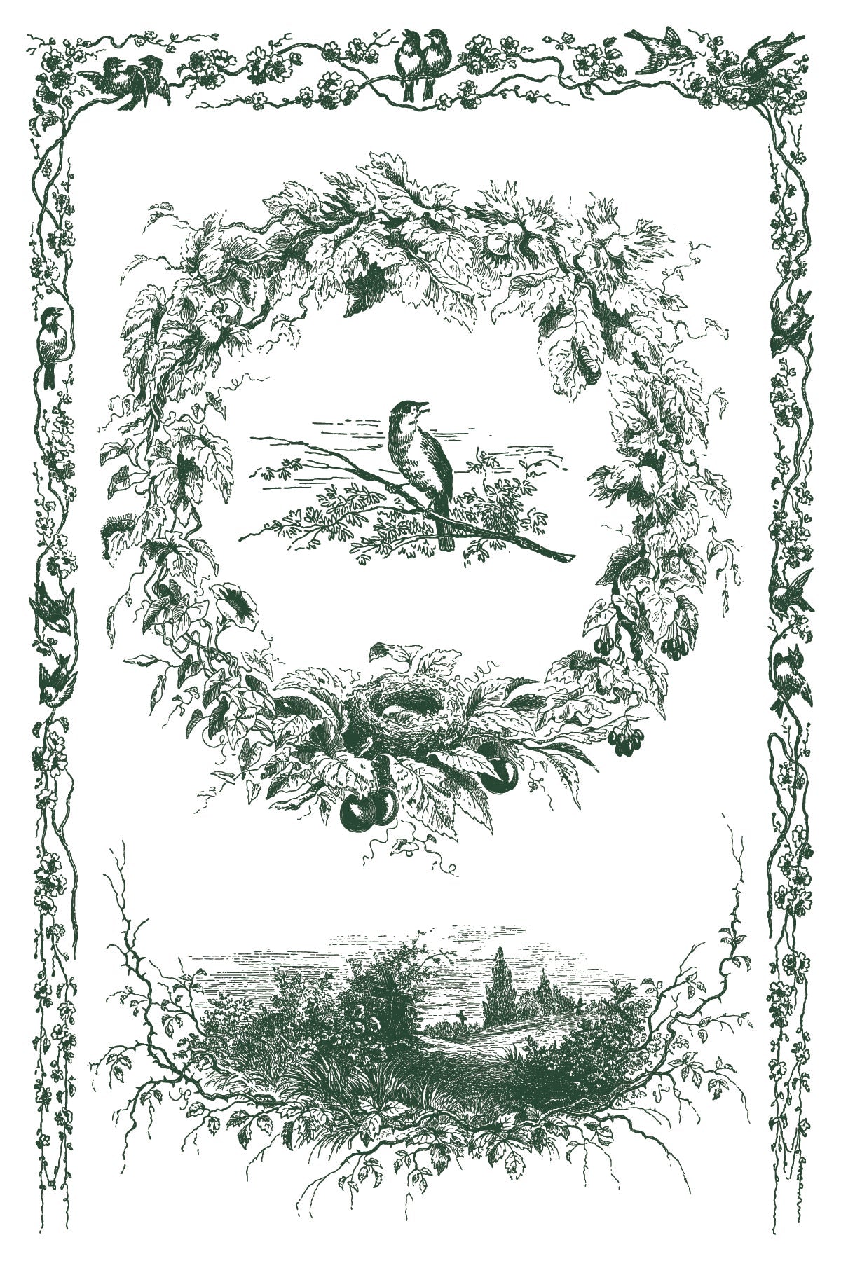 Little Lark IOD Paint Inlay 8x12 Pad™
