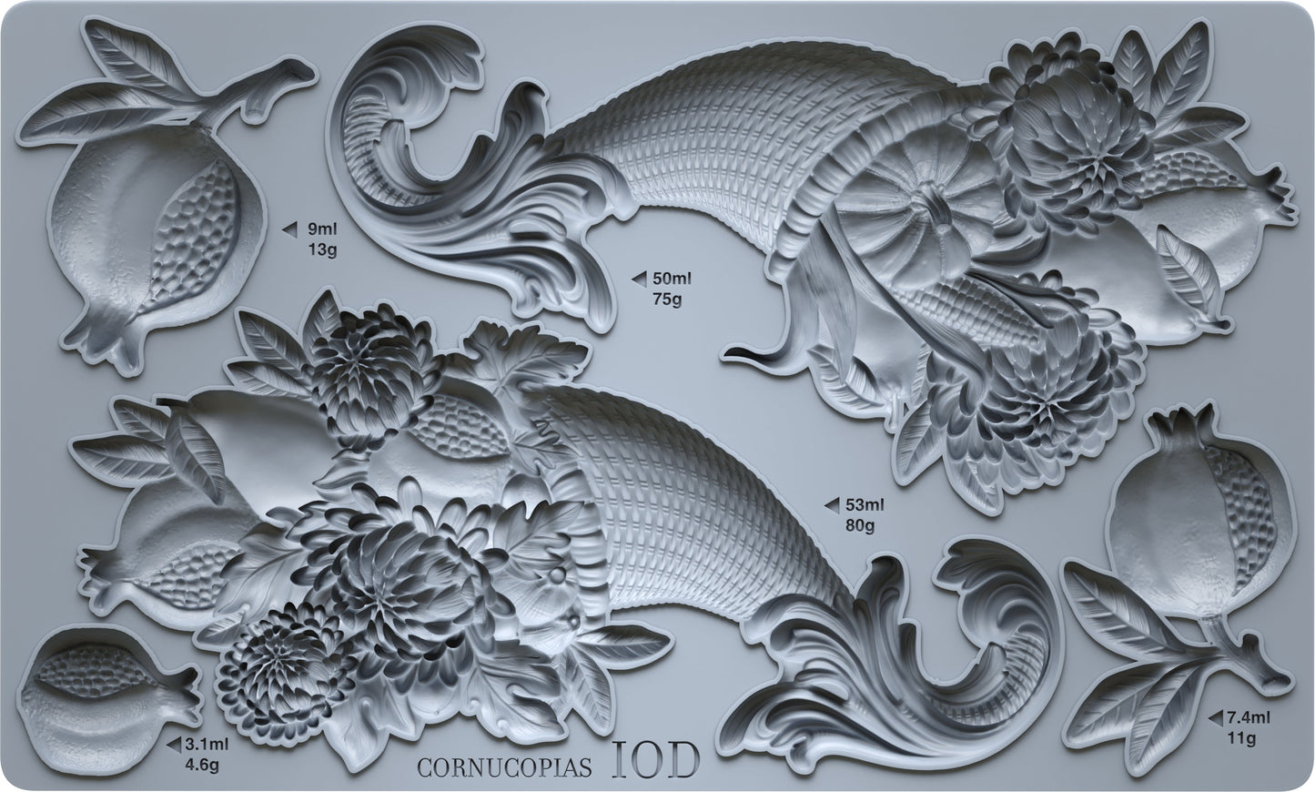 Cornucopias 6x10 IOD Mould