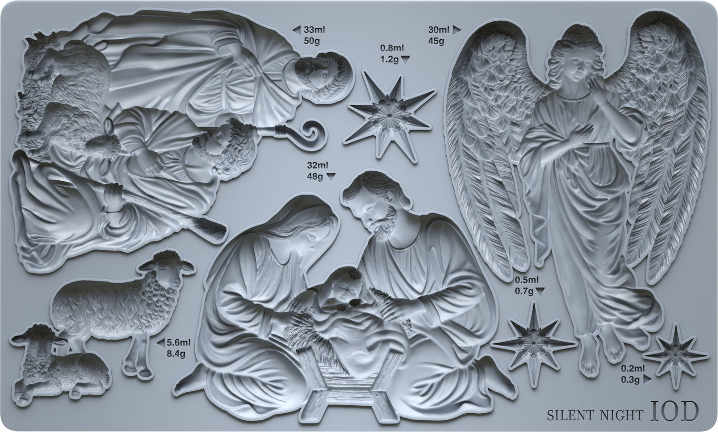 Silent Night 6x10 IOD Mould
