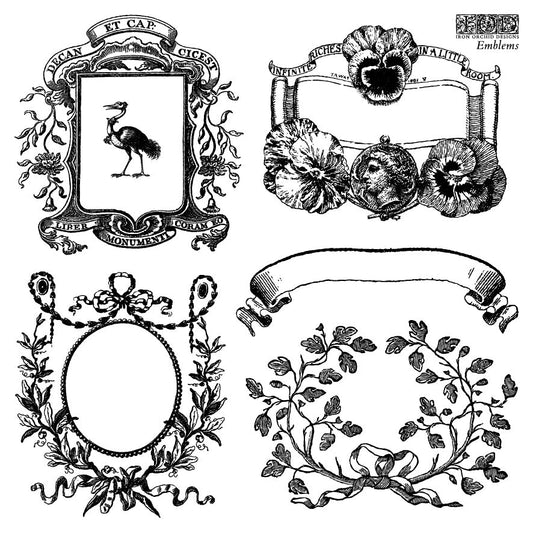 Emblems 6x6 IOD Stamp