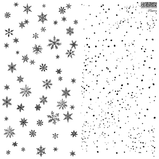 Flurry 12x12 IOD Stamp