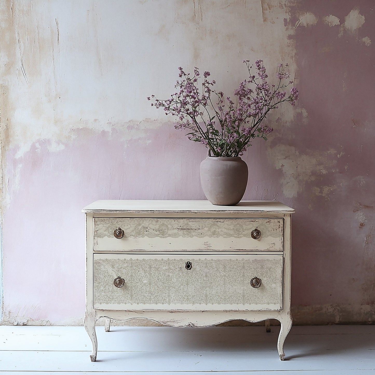 Lace 12x12 IOD Stamp