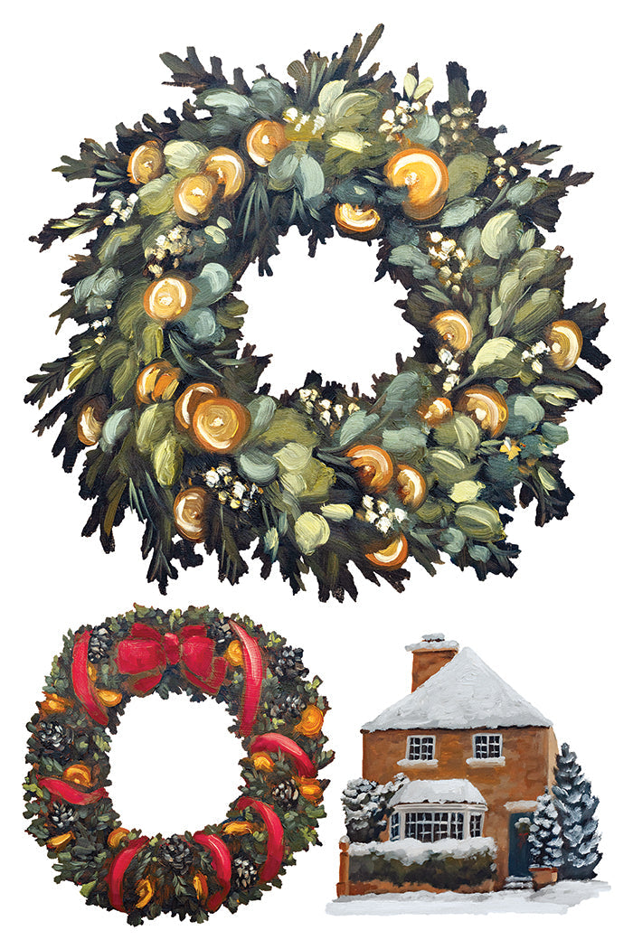 A Cotswold Christmas IOD Transfer 8x12 Pad