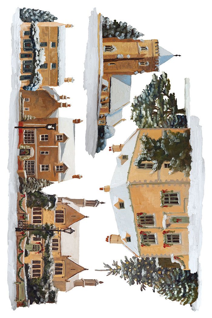 A Cotswold Christmas IOD Transfer 8x12 Pad