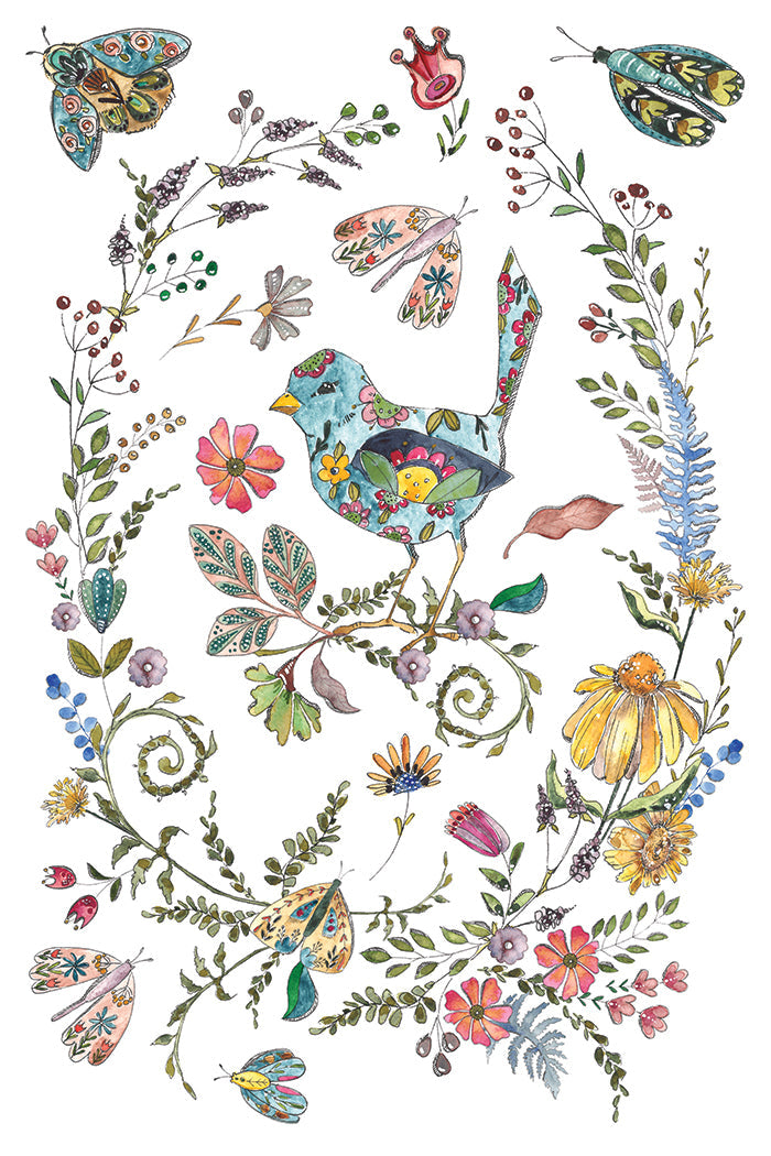 Fern Fables IOD Transfer 8x12 Pad™