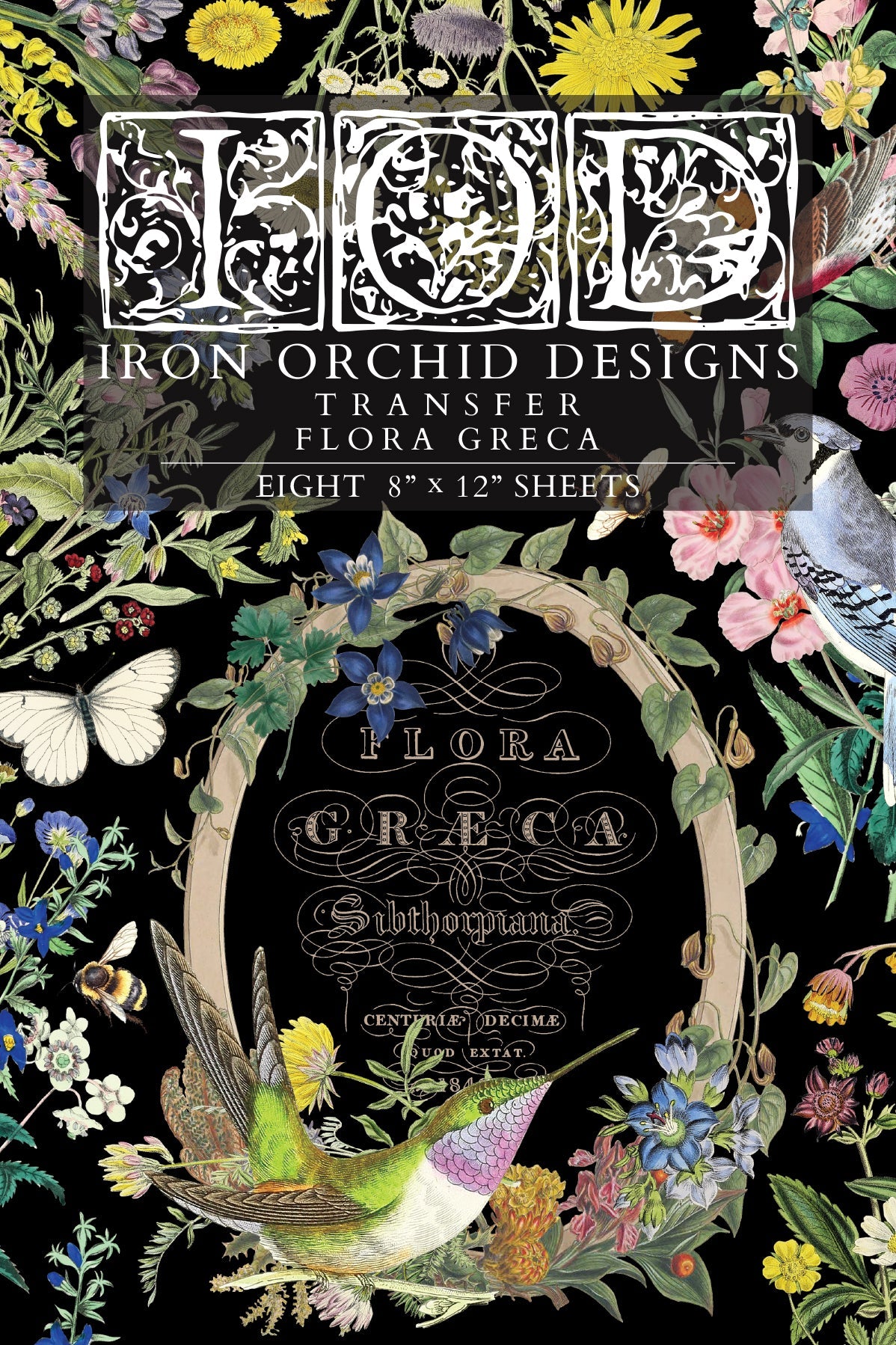 Flora Greca IOD Transfer 8x12 Pad
