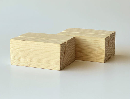 Wood Block Stands