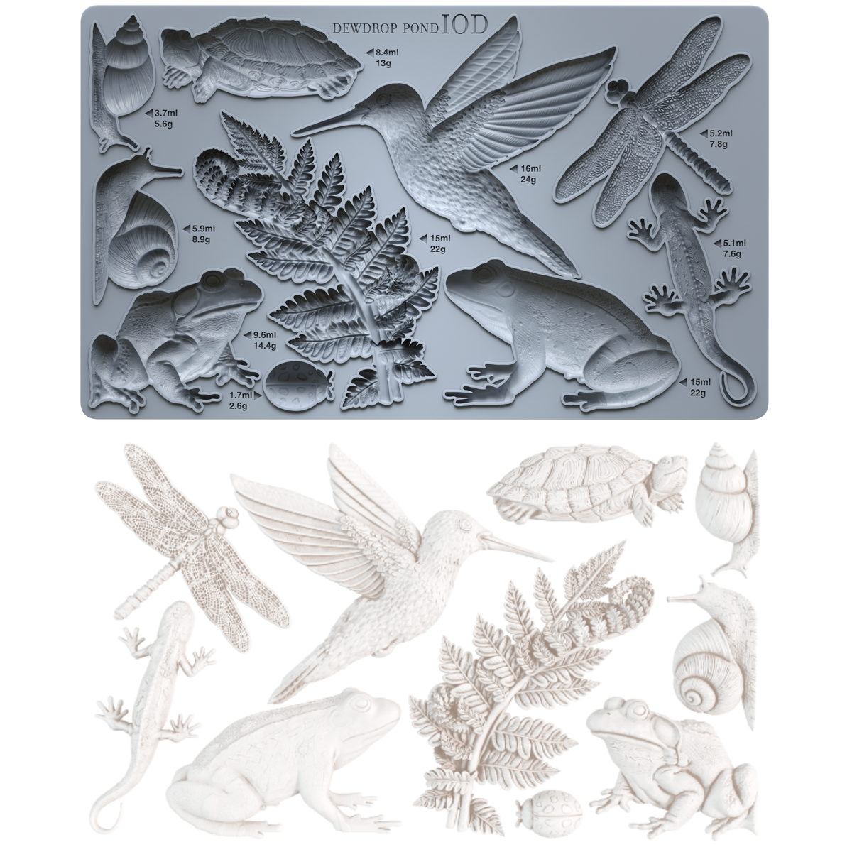 Dewdrop Pond 6X10 IOD Mould
