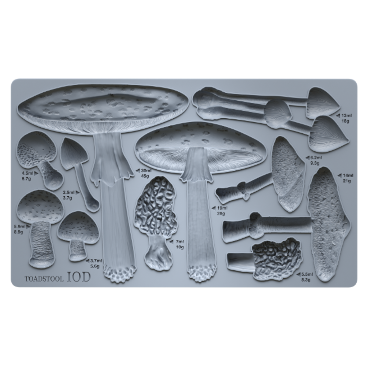 Toadstool 6X10 IOD Mould